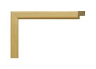 Moldura de madera ayous incolora 008-001 perfil estrecho redondeado para enmarcar obras