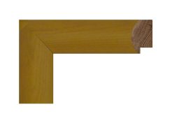 Moldura color amarilla modelo 047-021 fabricado en madera de pino, con acabado liso y tono cálido natural. Moldura decorativa moderna ideal para aportar luminosidad y estilo a cualquier ambiente.
