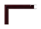 Moldura de aluminio integral color burdeos brillo, modelo 123-018. Moldura metálica resistente y elegante, ideal para enmarcar fotografías, láminas o diplomas. Su acabado brillante y tono granate aportan un estilo moderno y distinguido, perfecto para decoración contemporánea.