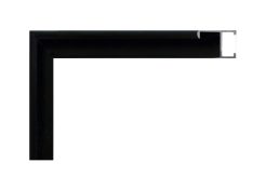 Moldura de aluminio integral color negro mate, modelo 123-053. Moldura metálica sobria, ligera y resistente, ideal para enmarcar fotografías, láminas o carteles. Su acabado mate ofrece un estilo contemporáneo y profesional, perfecto para entornos minimalistas, oficinas o exposiciones artísticas.
