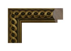 Moldura labrada color oro modelo 335-005. Moldura de madera con diseño decorativo en relieve y acabado dorado envejecido, ideal para enmarcar obras clásicas, espejos o fotografías con un toque elegante y sofisticado. Su textura tallada resalta el brillo del oro, aportando un estilo tradicional y distinguido.