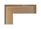 Moldura flotante o caja americana natural modelo 378 MN. Fabricada en madera de ayous sin tratar, con acabado natural y líneas limpias. Esta moldura está diseñada para lienzos o soportes rígidos, creando un elegante efecto flotante entre la obra y el borde interior. Ideal para cuadros contemporáneos o arte moderno con un estilo natural y minimalista.