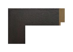 Moldura de madera ayous en color wengué con diseño plano y veta visible, ideal para enmarcar cuadros, láminas y fotografías aportando un estilo moderno, elegante y decorativo.