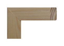 Bastidor de pino finger joint en barras, perfil 35x17 mm, acabado natural