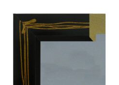 ESPEJO 532/157 NEGRO CENTRO ORO