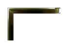 Moldura de aluminio Nielsen acabado oro brillo/ polished gold, perfil curvo.