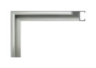 Marco de aluminio integral color plata brillo, modelo 123-027. Moldura metálica ligera y resistente, ideal para cuadros, fotografías o diplomas. Su acabado brillante aporta luminosidad y un estilo moderno, perfecto para espacios contemporáneos y profesionales.