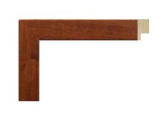 Marco color cerezo, modelo 241-008. Fabricado en madera de ayous con acabado satinado que resalta la calidez natural del tono cerezo. Su textura suave y color rojizo aportan elegancia y sofisticación, ideal para enmarcar fotografías, diplomas o láminas en entornos clásicos, cálidos o profesionales.