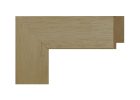 Marco de madera ayous en acabado natural, de superficie plana de 4 cm y con veta visible, ideal para enmarcar cuadros, láminas y fotografías aportando un estilo cálido, sencillo y decorativo.