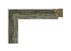 Marco de madera de pino finger gris decapado