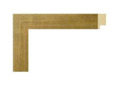 Marco color oro rayado, modelo 241-105. Fabricado en madera de ayous con acabado dorado texturizado y elegante. Su superficie con efecto rayado aporta un toque clásico y distinguido, ideal para enmarcar obras de arte, fotografías o diplomas. Perfecto para interiores con estilo tradicional, vintage o sofisticado.