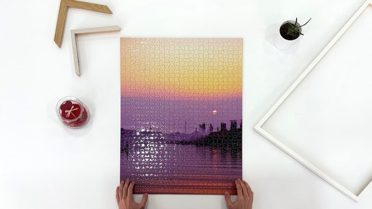 como enmarcar un puzzle