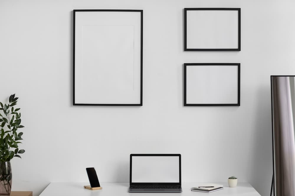 Oficinas modernas para enmarcar marcos a medida